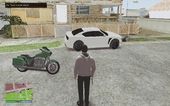 GTA V Franklin's Vehicles Outside CJ's Home